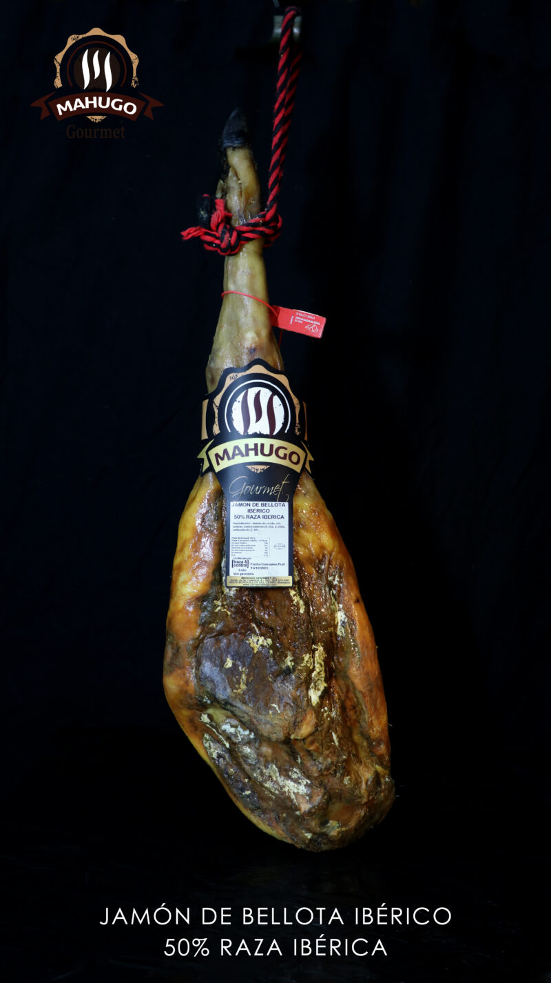 jamón de bellota ibérico 50% raza ibérica